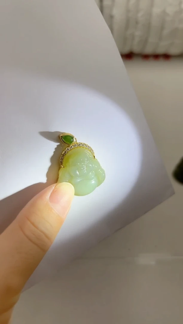 【闪购商品】和田玉颈饰未镶嵌1颜色微差无瑕疵