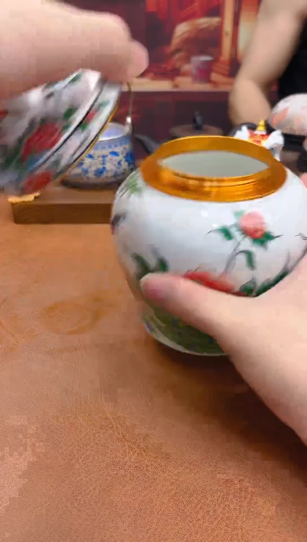 陶瓷茶具摆件旅行套组