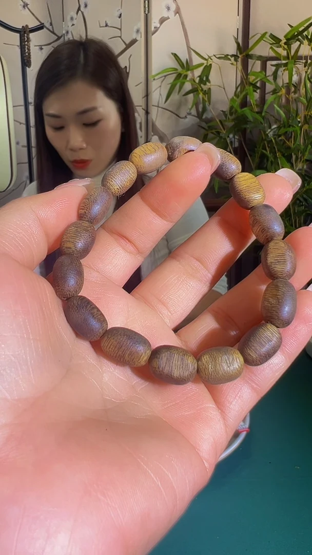 【闪购商品】沉香手串九九沉天然老料留疤单圈多样发一