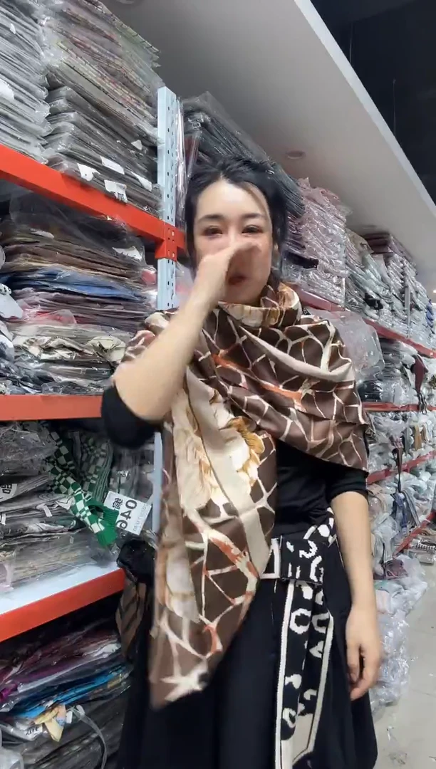 亚麻芳姐围巾福利063