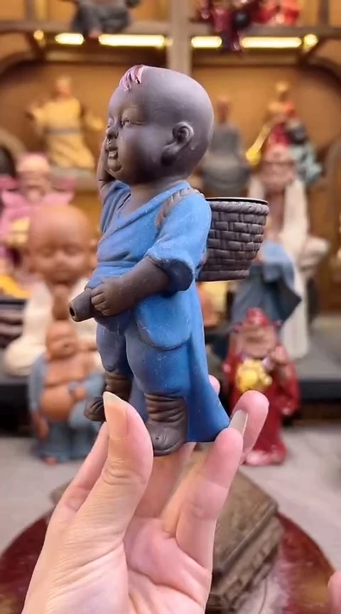 紫砂茶宠器闵茶宠摆件