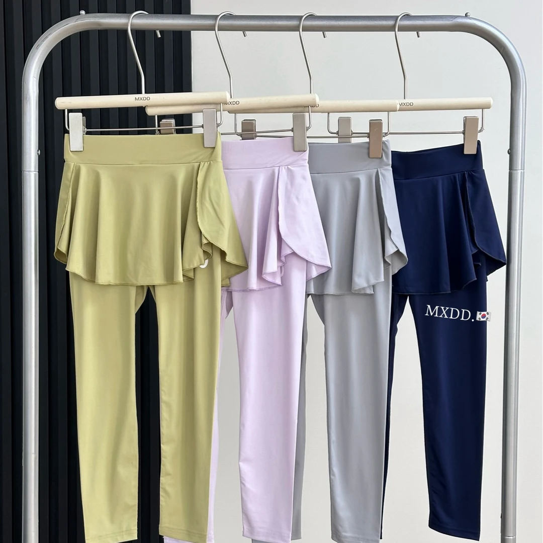 2025新款儿童速干瑜伽长裤裙X25510