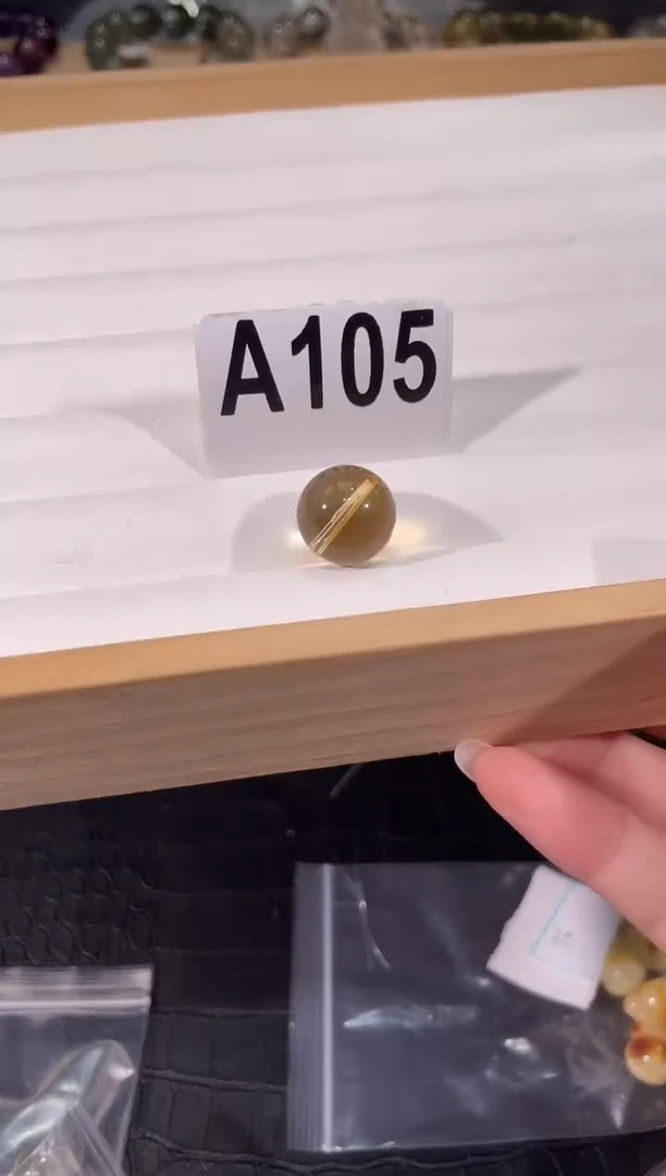 水晶手链未镶嵌A105黄水15