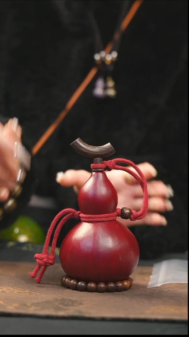 【闪购商品】XK178大漆酒葫芦不包手串及旋转底座