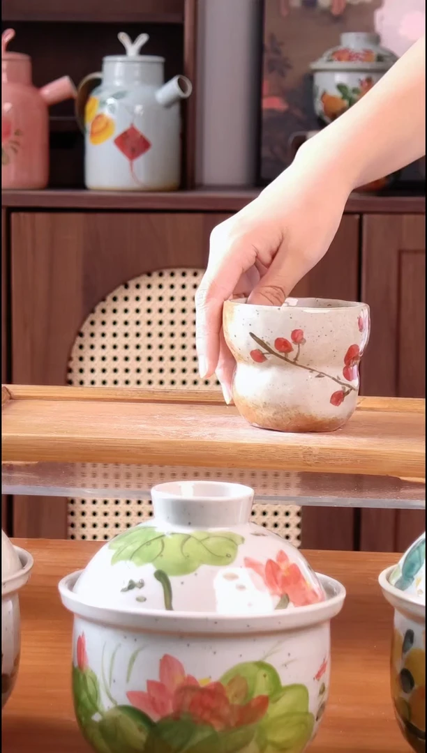 碟景德镇手绘釉下五彩餐具微瑕福利