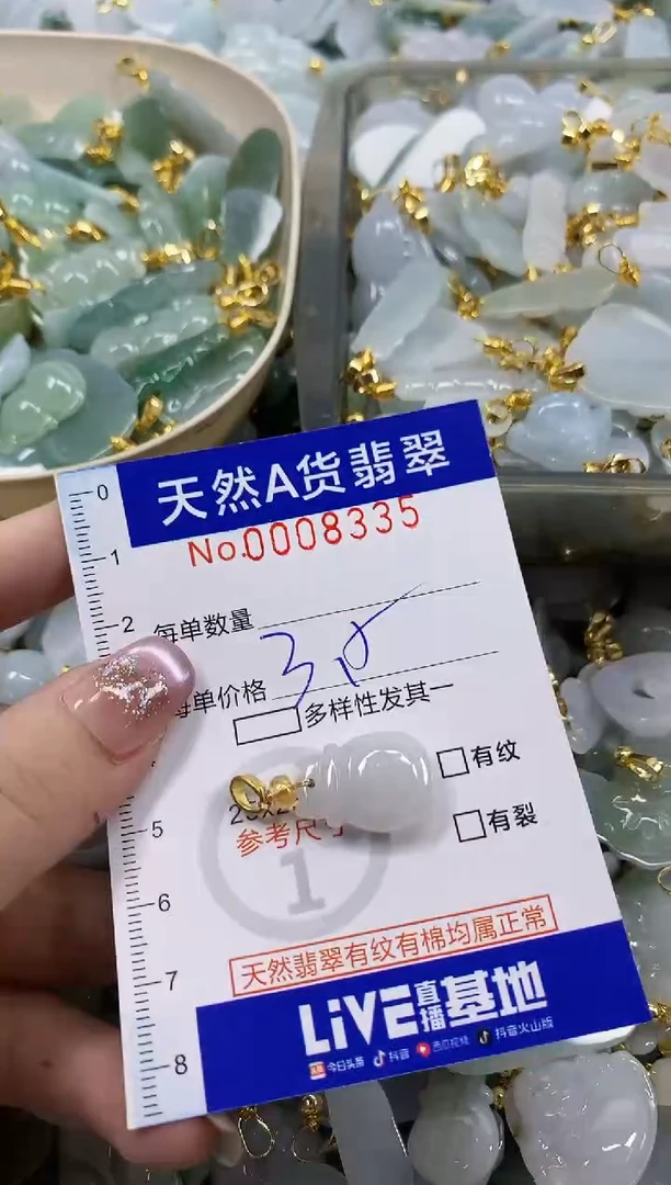 颈饰未镶嵌翡翠天然A货翡翠