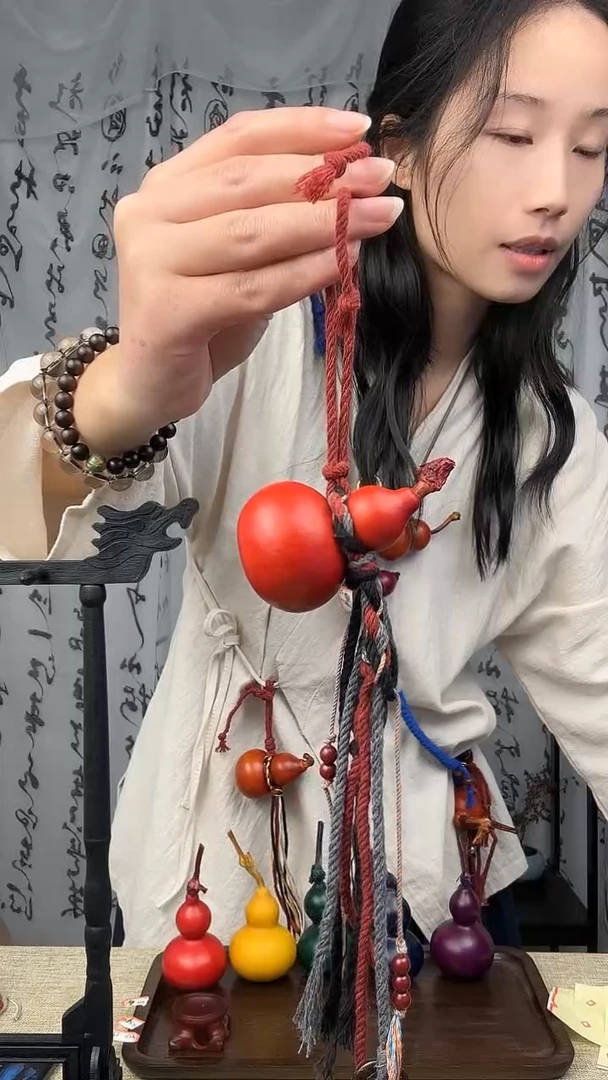大漆葫芦挂件----030
