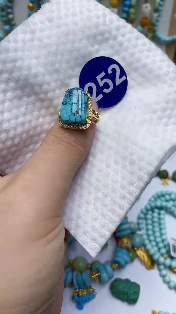 【闪购商品】绿松石戒指合金252戒指