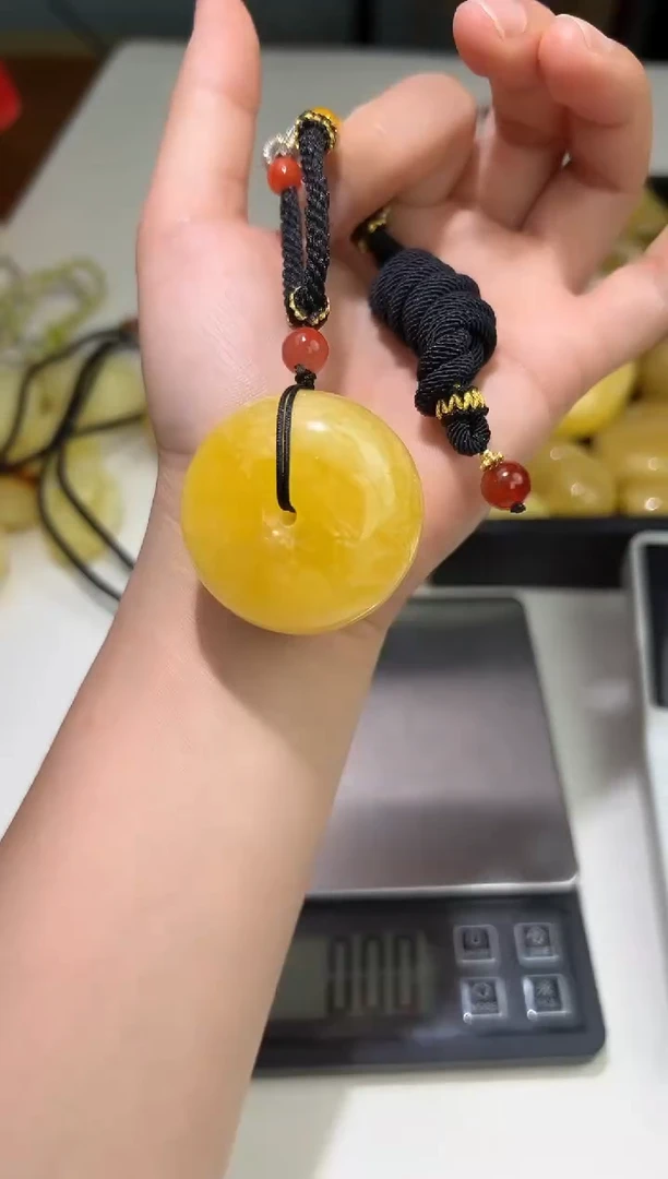 裸石琥珀未镶嵌琥珀蜜蜡吊坠