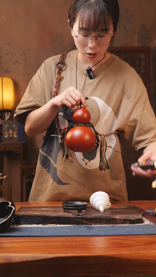 1805号精品大漆葫芦防腐防渗装水茶酒