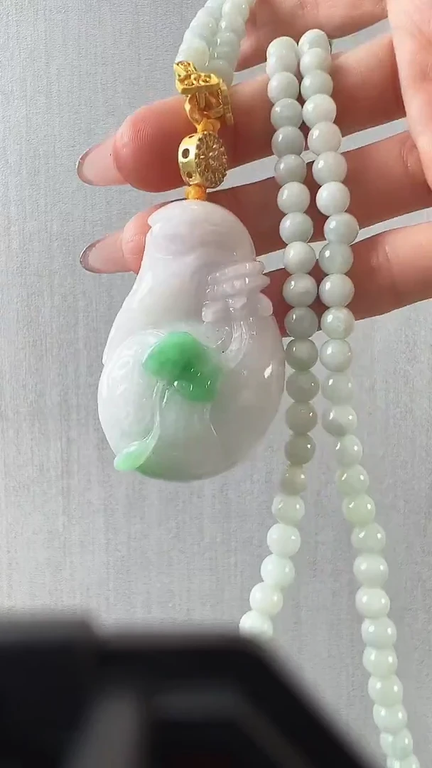 颈饰未镶嵌翡翠钱袋子