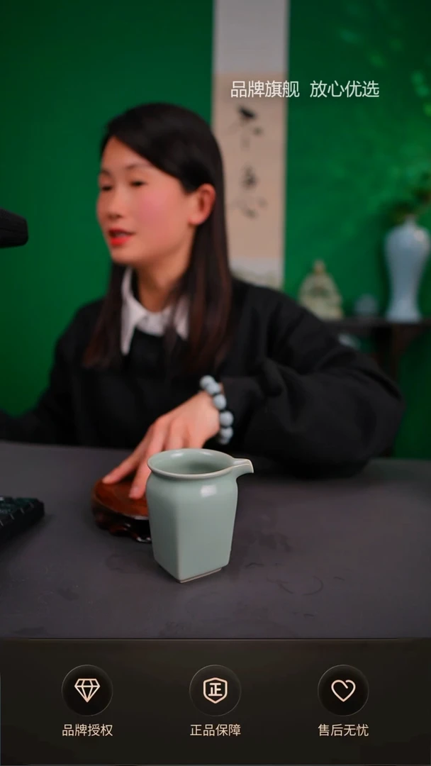 【闪购商品】仿古四方公道杯不完美 不开片 简装