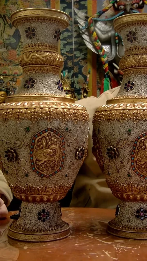 造像铜像铜造像收藏瓶