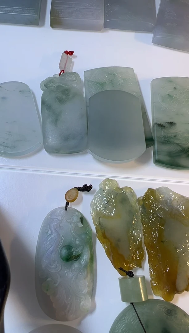 未镶嵌定制翡翠无事牌