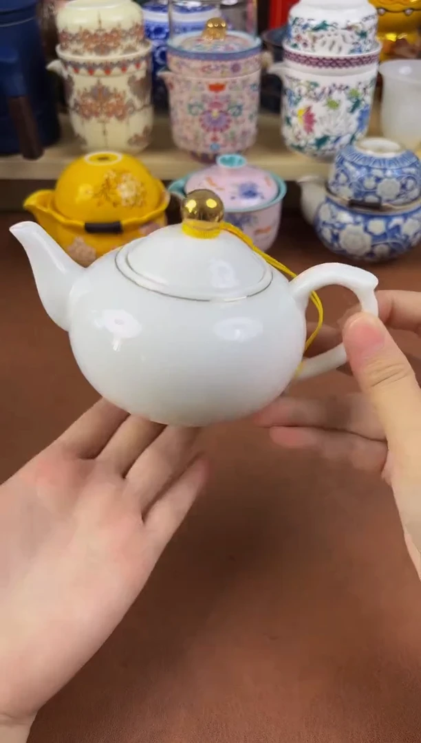 陶瓷茶具摆件旅行套组