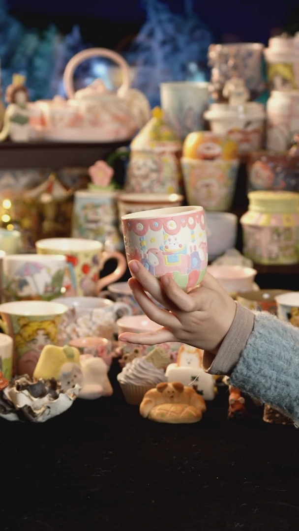 其他陶景德镇釉下彩手绘设计师款陶瓷