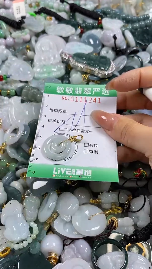 【闪购商品】翡翠颈饰未镶嵌闪购0111241多样性发其一