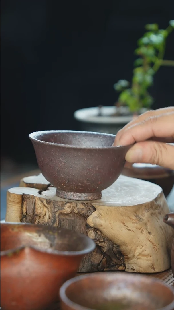 紫砂全手工元宝杯