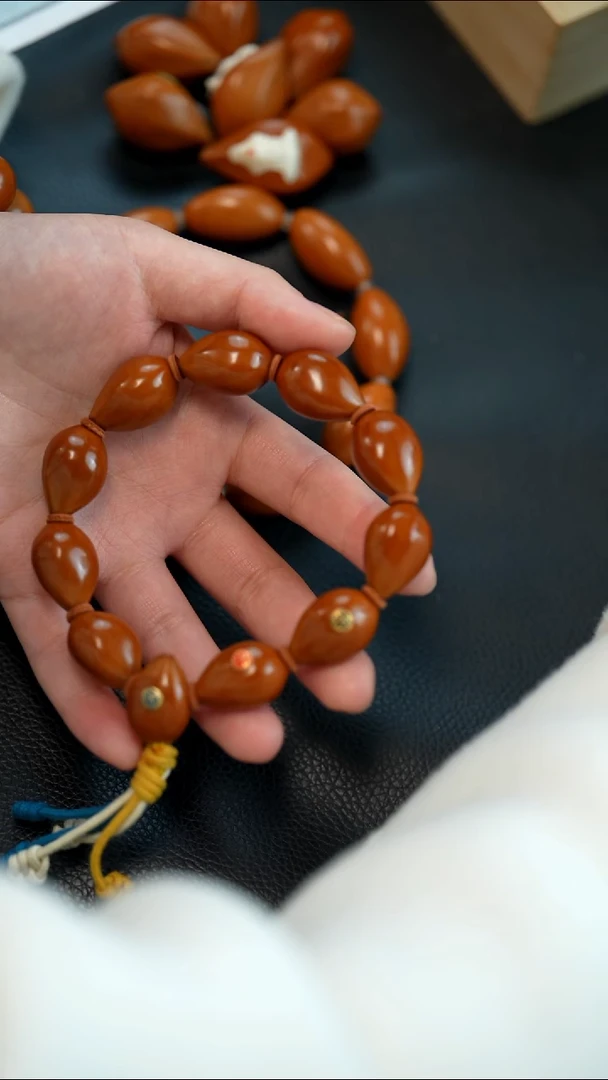 手串/手链橄榄核沐光--1.5精抛老油核三标款