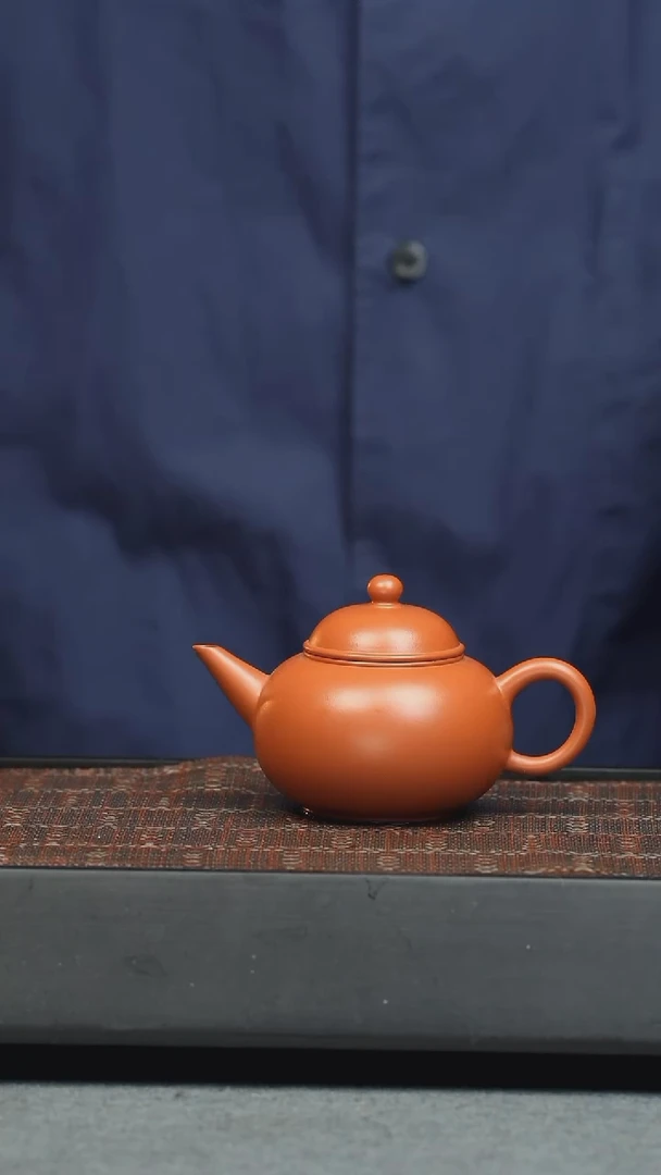 茶壶紫砂五堂 长天-潮州朱泥