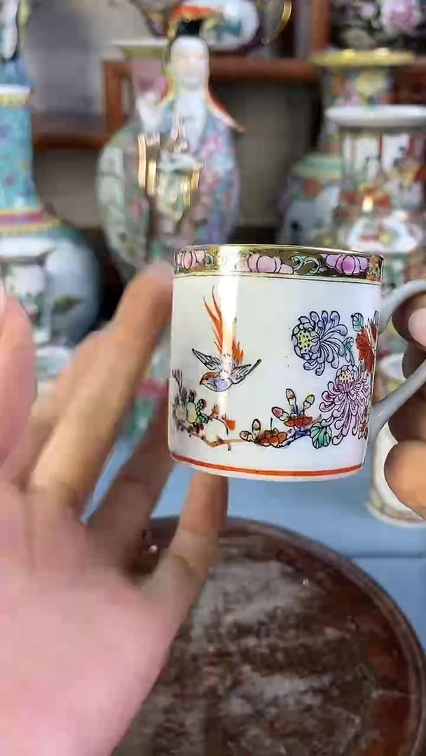 瓷片微瑕慎拍景德镇窑老厂瓷器单件