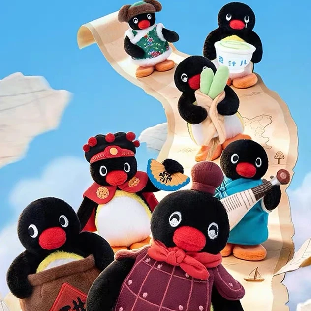 Pingu-地理图系列毛绒挂件盲盒