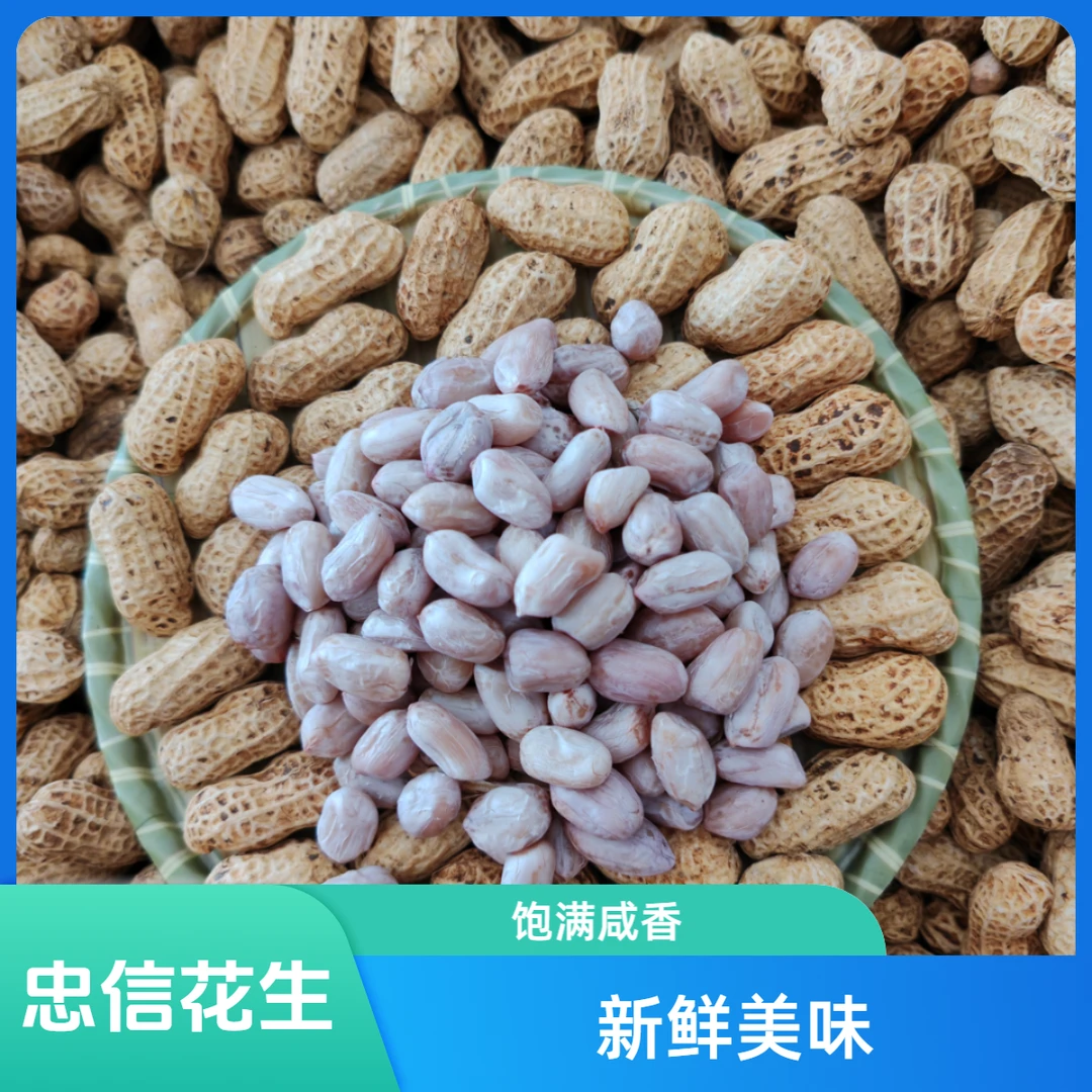 【2025年新花生】忠信水煮日晒咸干花生软糯鲜香好吃不上火原味解馋