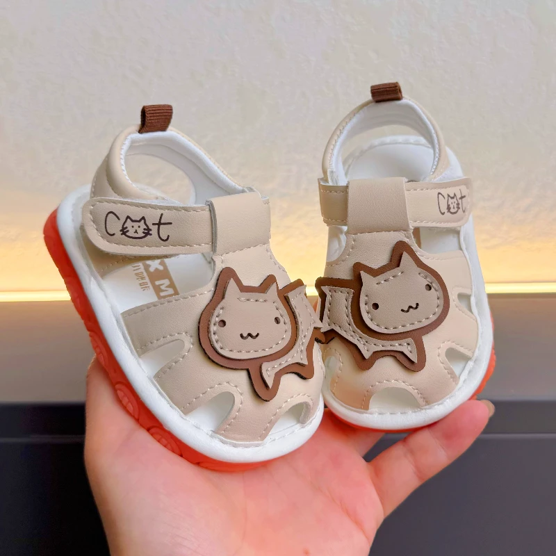 ‌儿童凉鞋夏季软底学步鞋0-1岁婴儿防滑男女宝宝鞋‌