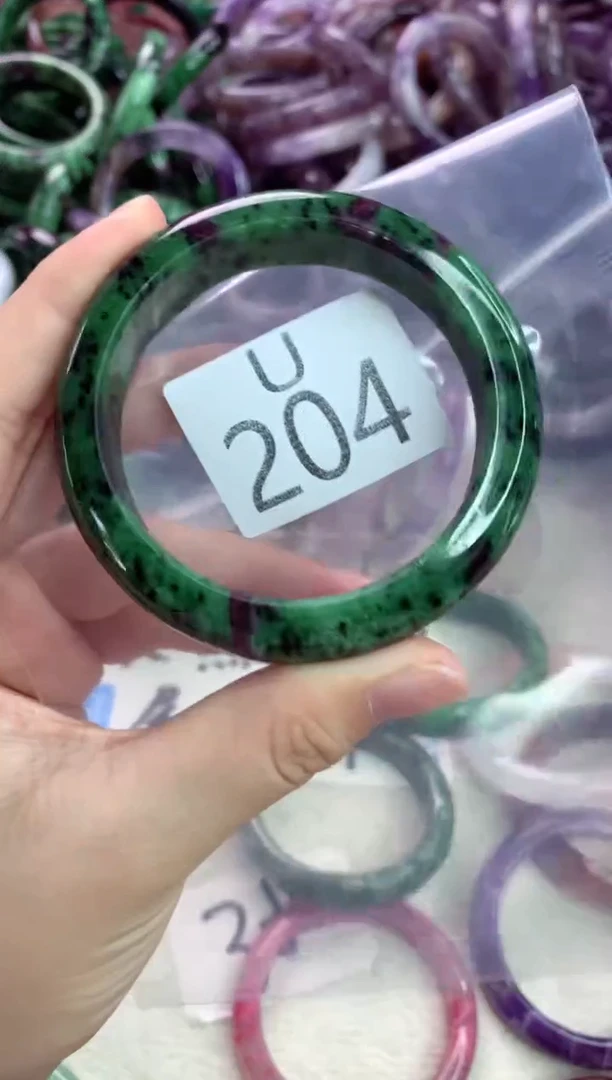 水晶手镯未镶嵌U204-56