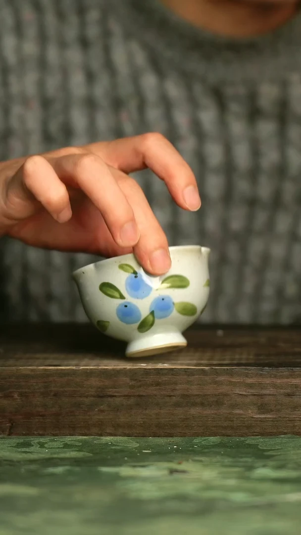 青诗集手工手绘瓷器