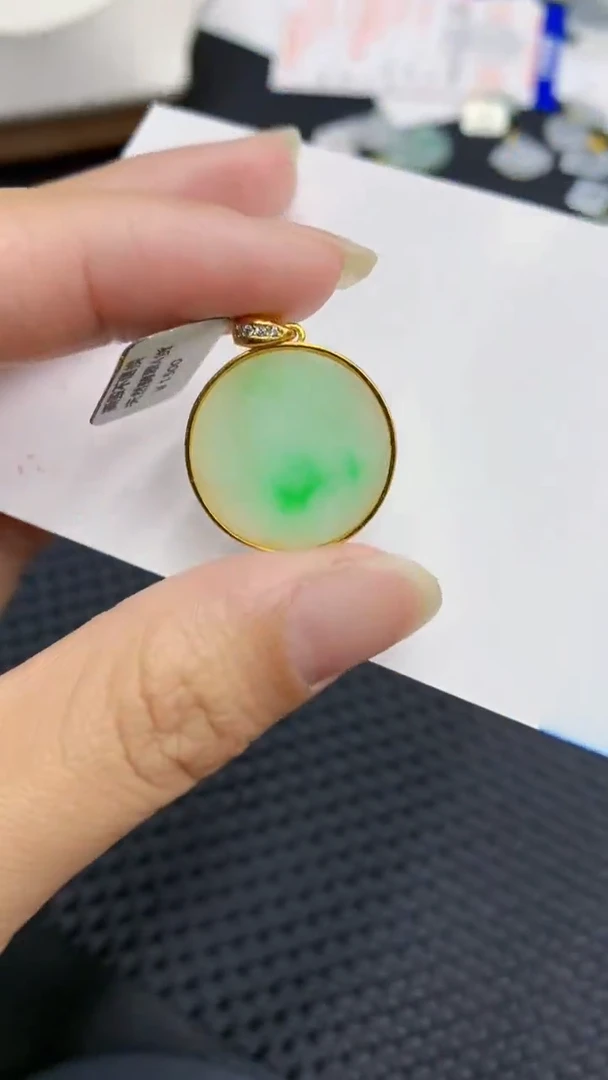 【闪购商品】翡翠颈饰银S925镶嵌            8