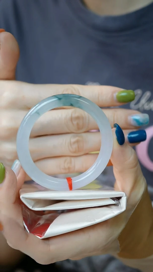 未镶嵌手镯翡翠18-53#圆条/姿/3