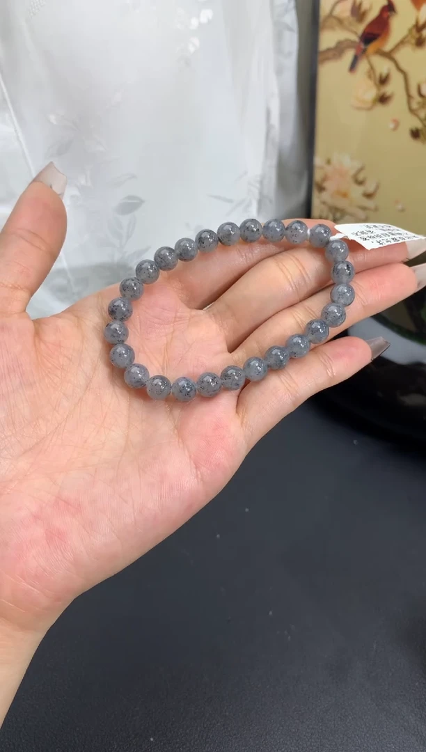 【闪购商品】翡翠手链未镶嵌卡6.8mm