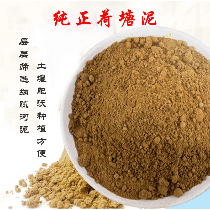 天然荷塘泥覆盖适用水生植物营养土碗莲专用土淤泥河塘泥通用型泥