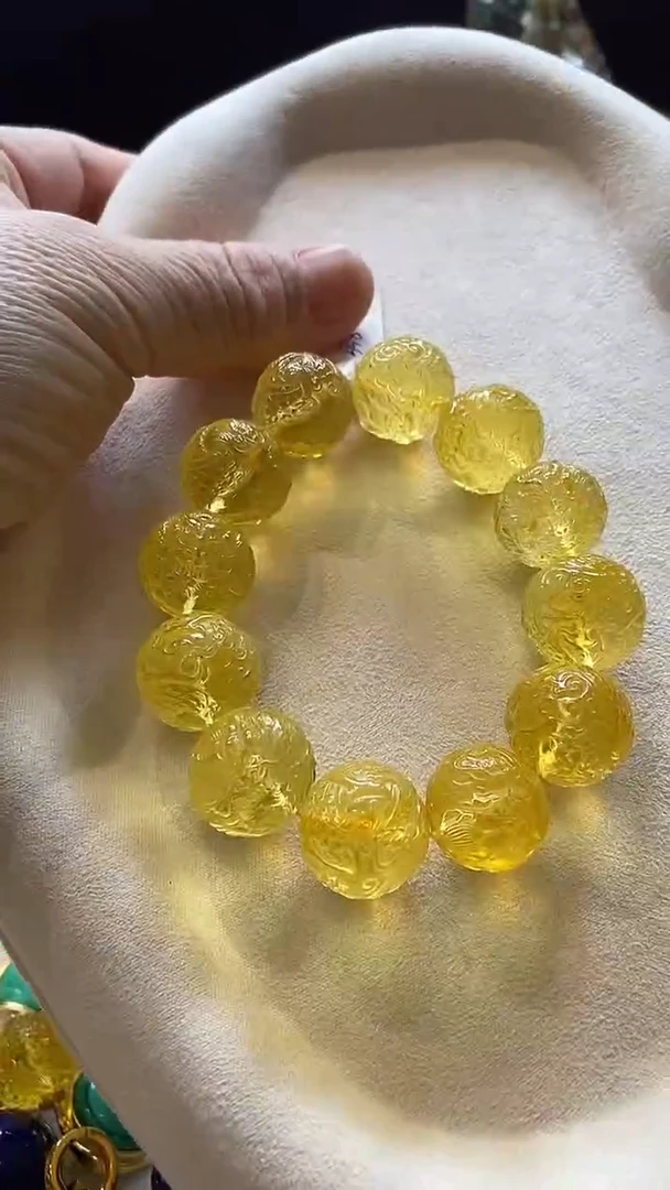 手链琥珀未镶嵌手串