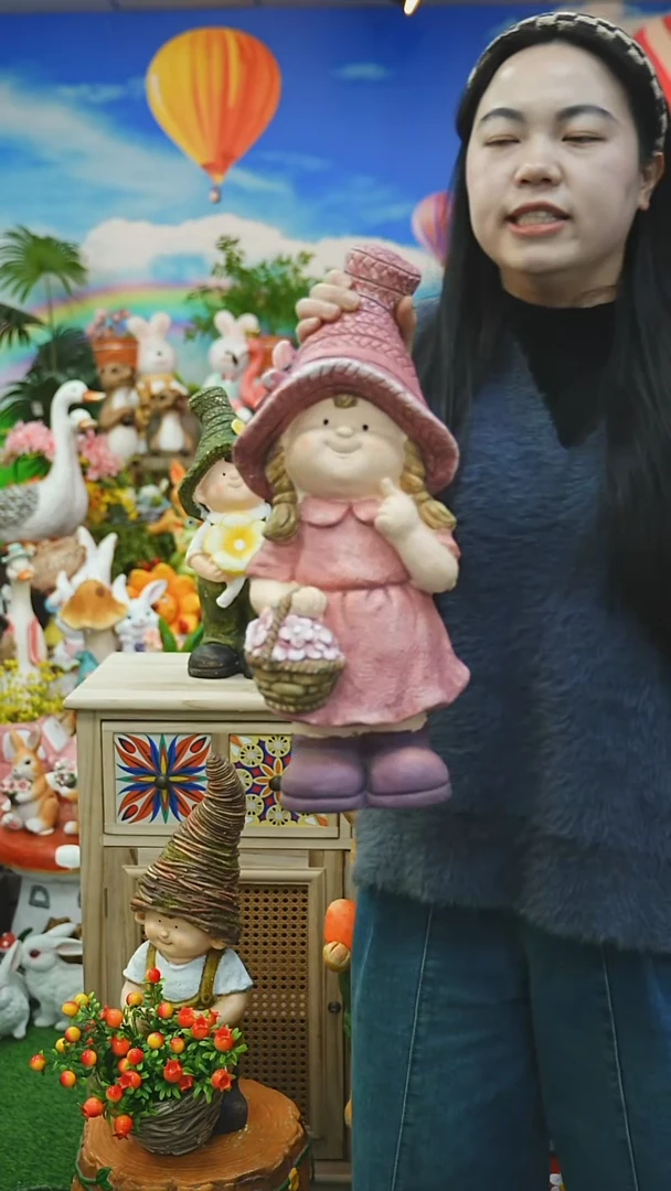 【闪购商品】红陶花园庭院摆件&00&