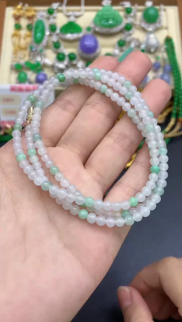 颈饰未镶嵌翡翠18-中国好珍宝