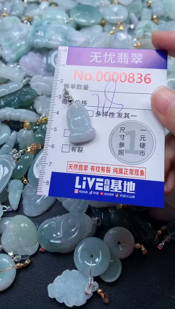 颈饰未镶嵌翡翠836