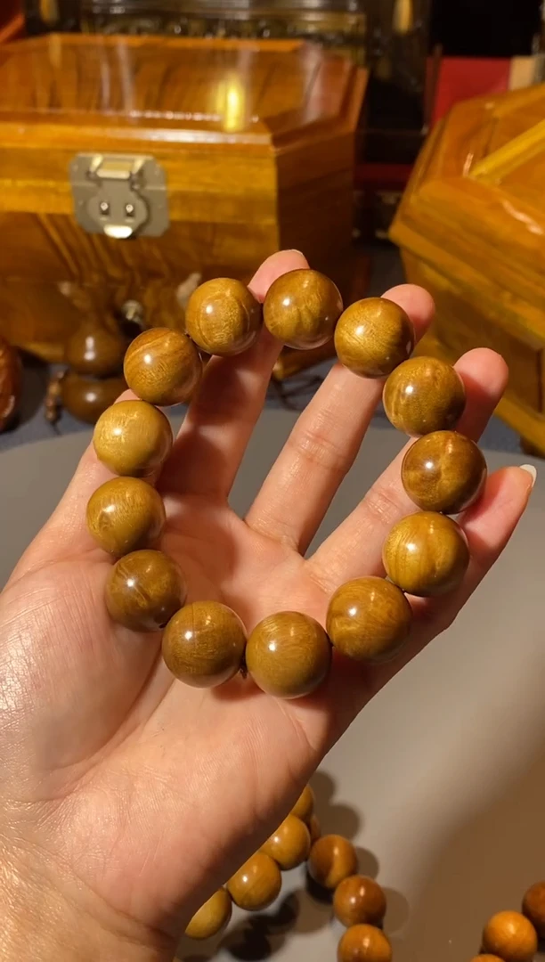 金丝楠小叶桢楠 1.8纹理手串