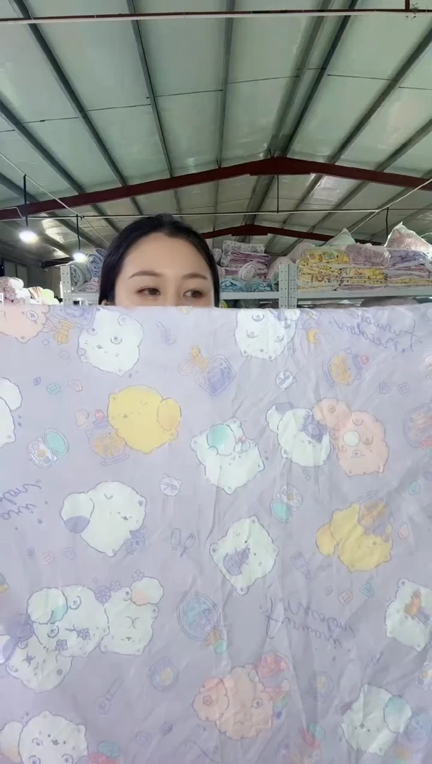 紫色褥子套   100*200