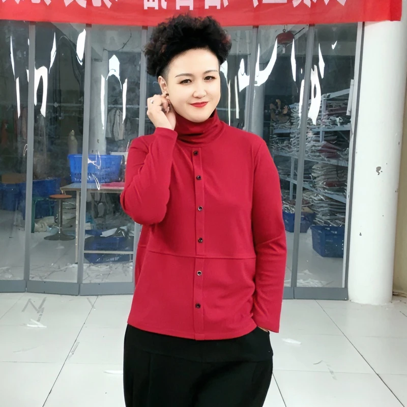 双面德绒打底衫女2023新款秋冬高领保暖小衫韩版百搭显瘦内搭上衣