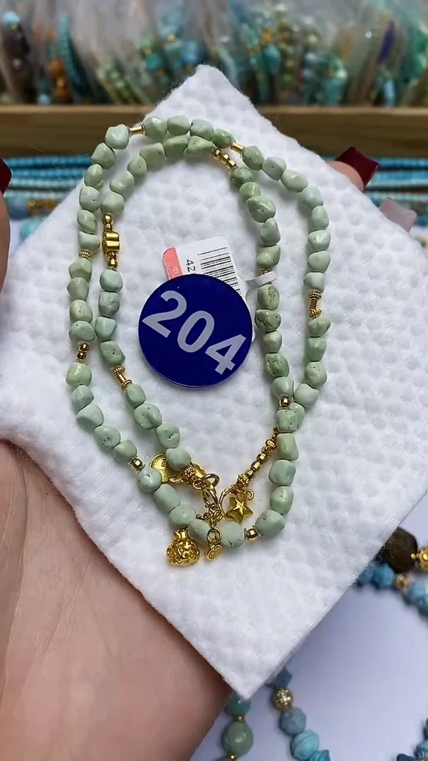 【闪购商品】绿松石项链银S925镶嵌204