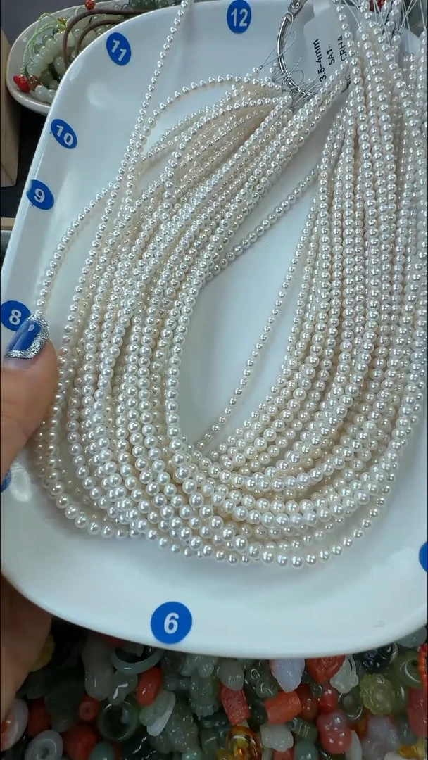 颈饰银S925镶嵌淡水珍珠A2多样性发其一