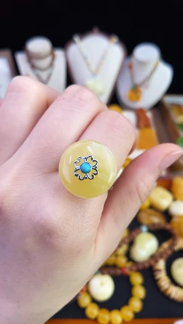 琥珀未镶嵌珠宝奇石柒月