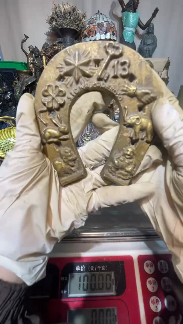 琉璃手工艺品回流铜器摆件实物为准