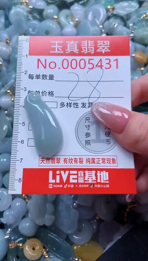 翡翠未镶嵌吊坠(不含链)5431