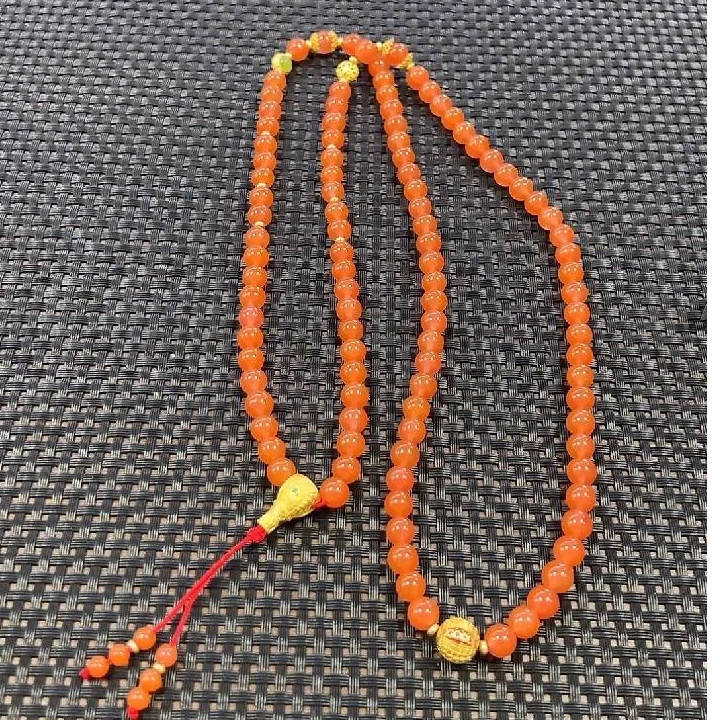 南红玛瑙DIY项链约8mm+ （多样性发1件）988