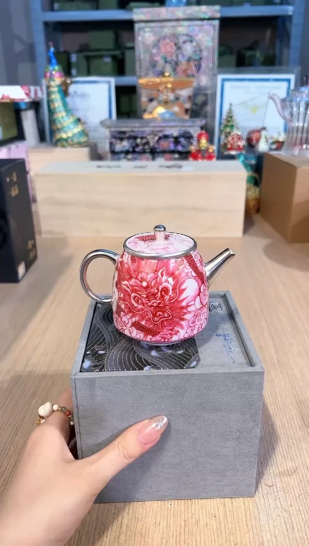 【闪购商品】杯59胭脂龙小壶