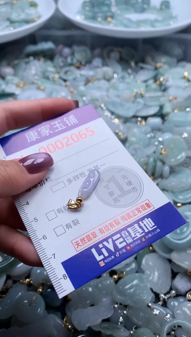 翡翠未镶嵌吊坠(不含链)2065
