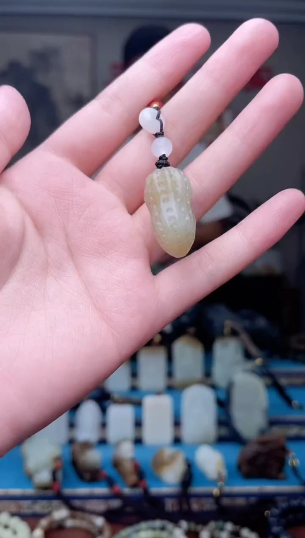 和田玉未镶嵌挂件1